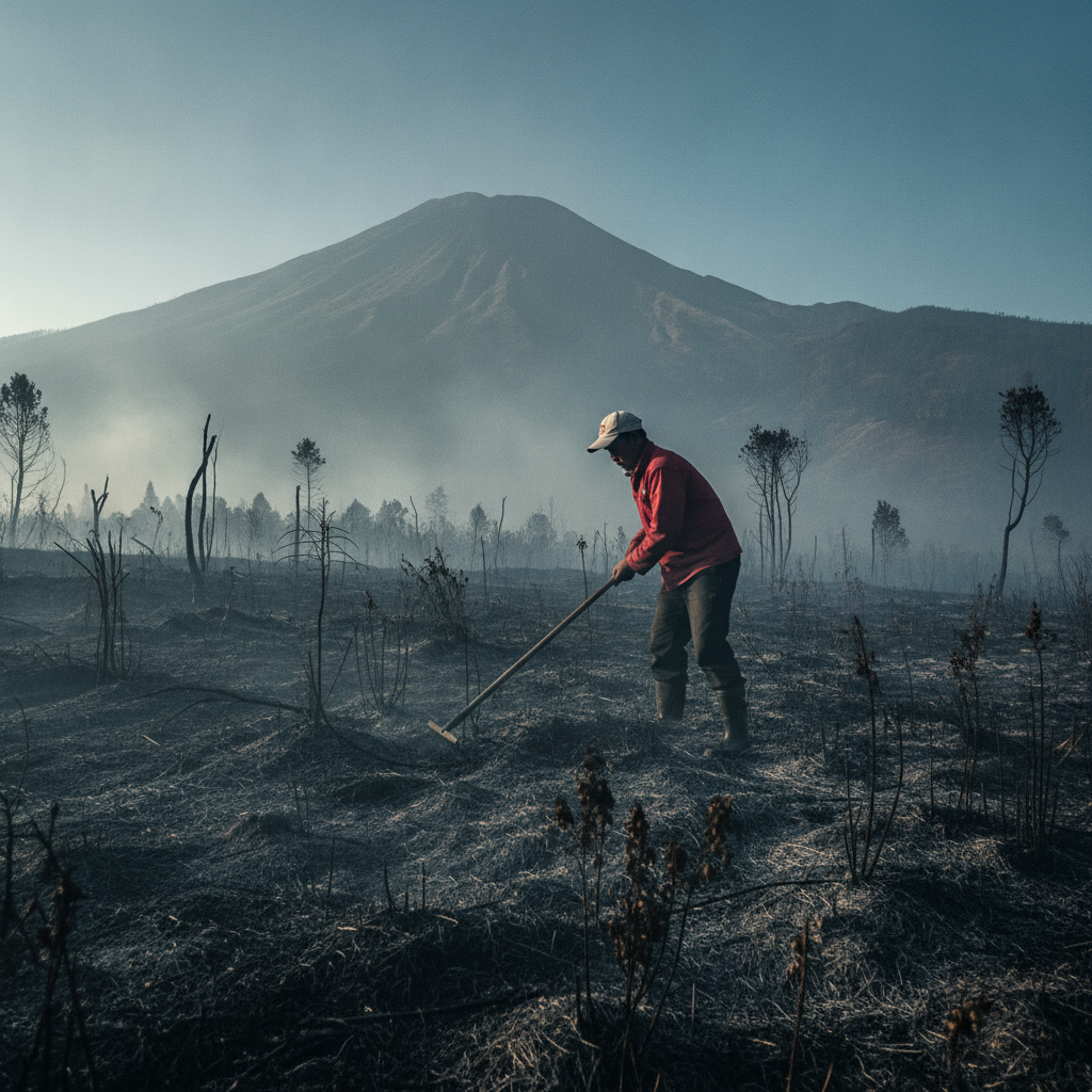 Kebakaran Gunung Rinjani Meluas, 977 Hektare Terdampak dan Petugas Hadapi Kendala Berat